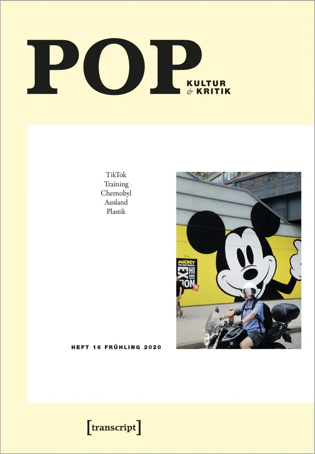 Cover: 9783837649369 | POP | Grenzen, Ästhetik, Identität. Kultur &amp; Kritik (Jg. 9, 1/2020)