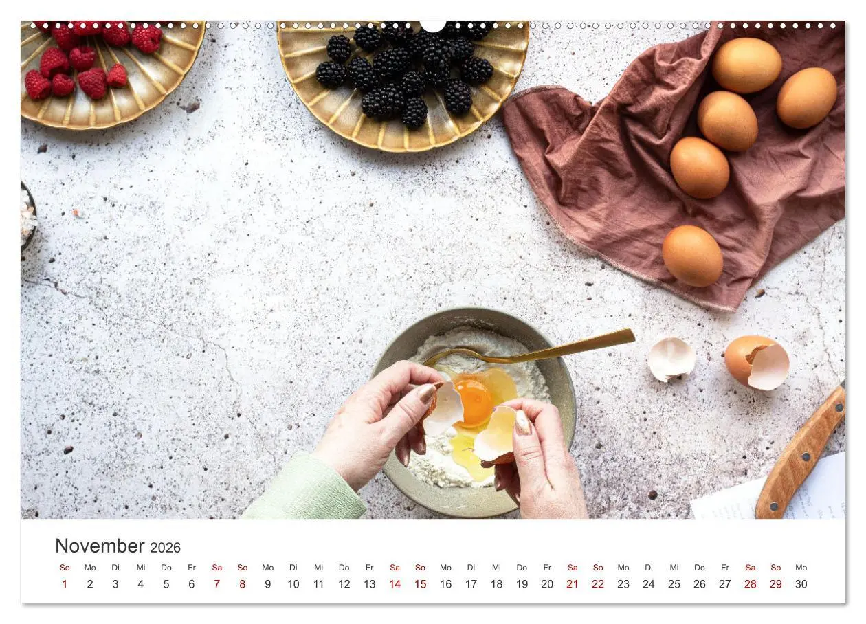 Bild: 9783457549469 | Backen mit Liebe - Selbstgemachtes von Zuhause (Wandkalender 2026...