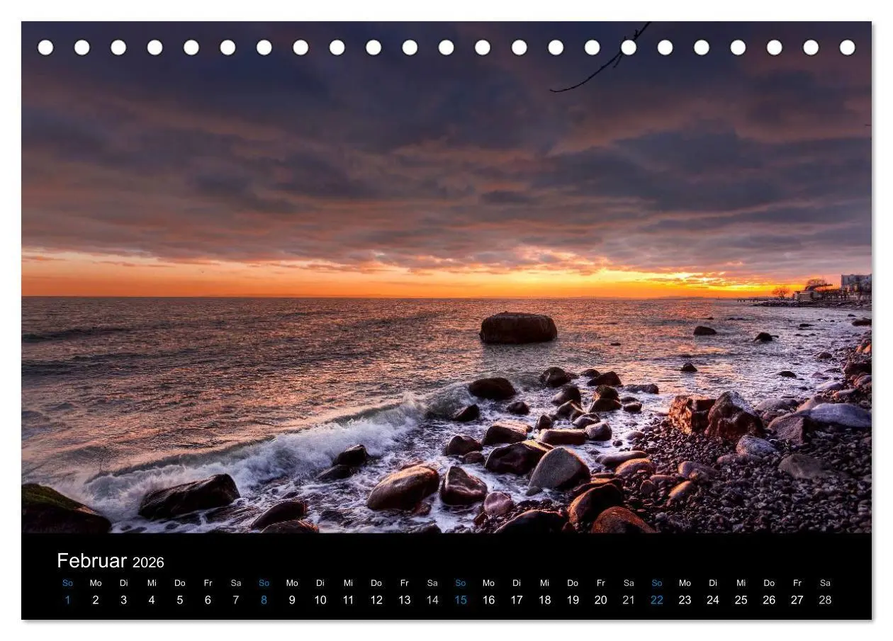 Bild: 9783516189469 | Sonnenuntergänge (Tischkalender 2026 DIN A5 quer), CALVENDO...