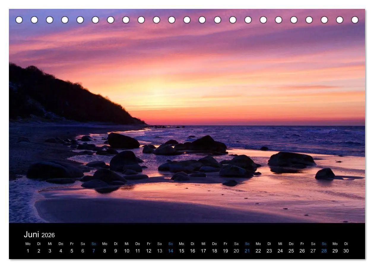 Bild: 9783516189469 | Sonnenuntergänge (Tischkalender 2026 DIN A5 quer), CALVENDO...