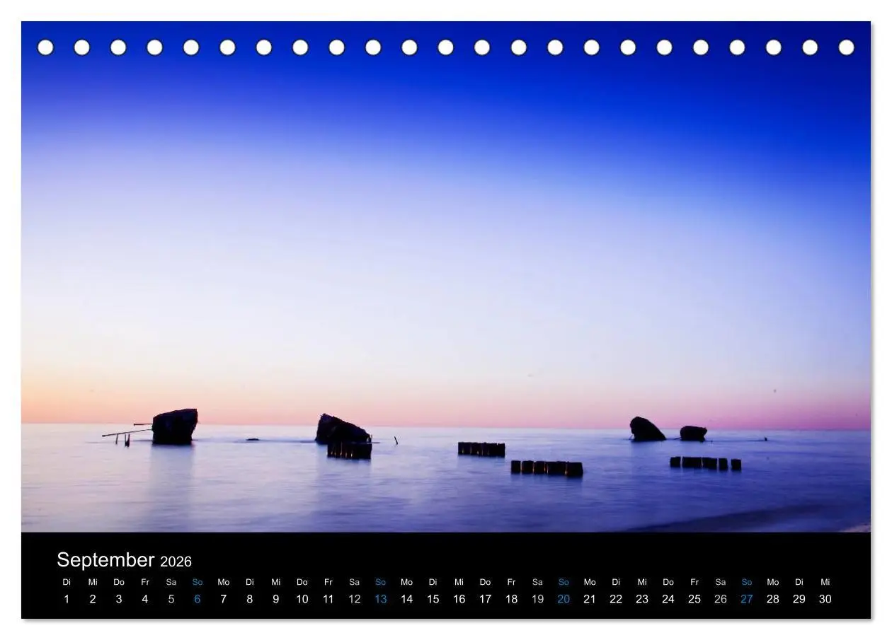 Bild: 9783516189469 | Sonnenuntergänge (Tischkalender 2026 DIN A5 quer), CALVENDO...