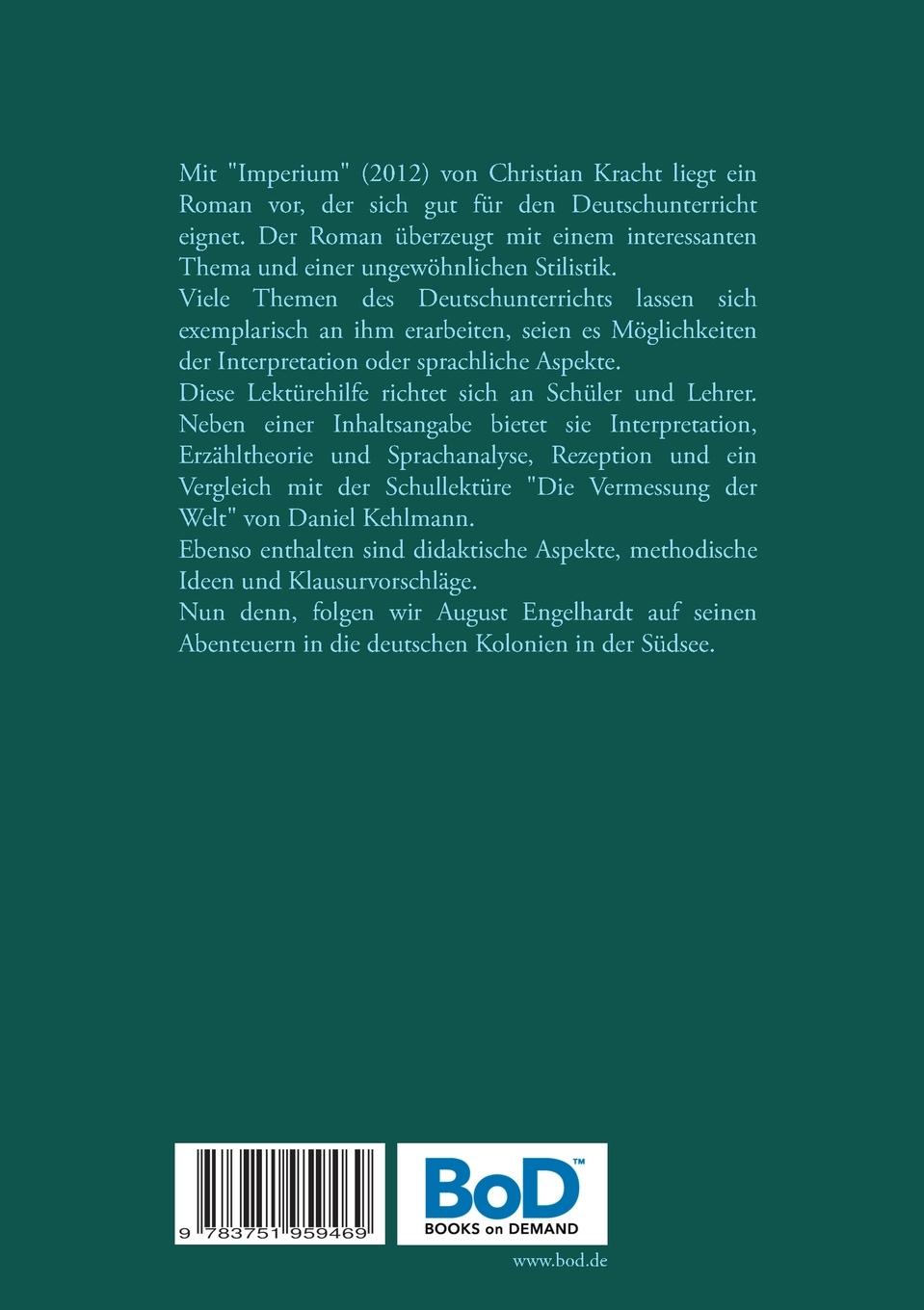 Rückseite: 9783751959469 | Interpretation und Analyse für den Unterricht | Charlotte Pastiche