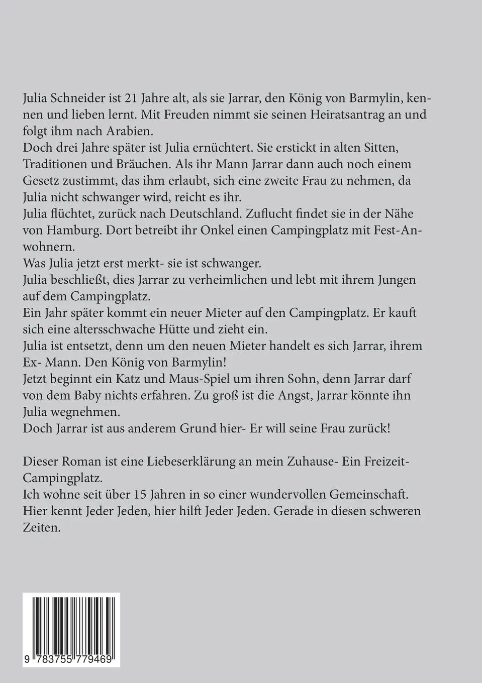 Rückseite: 9783755779469 | Die Königin vom Campingplatz | Christine Stutz | Taschenbuch | 180 S.