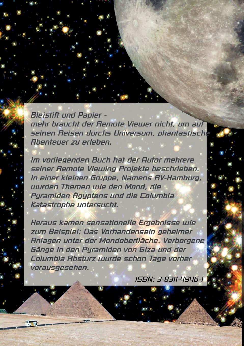 Rückseite: 9783831149469 | Mit Bleistift und Papier - Remote Viewing in der Praxis. Band 1.