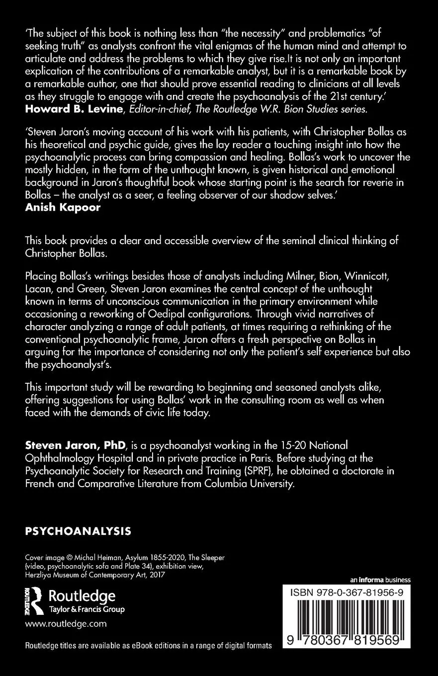 Rückseite: 9780367819569 | Christopher Bollas | A Contemporary Introduction | Steven Jaron | Buch