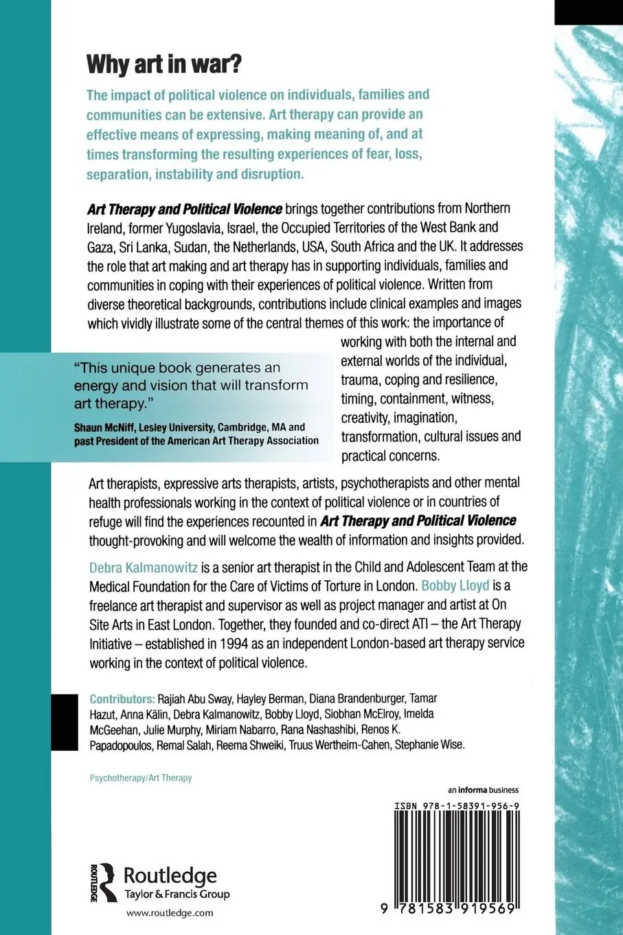 Rückseite: 9781583919569 | Art Therapy and Political Violence | With Art, Without Illusion | Buch