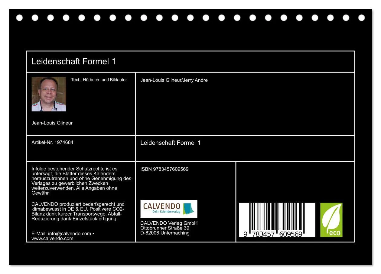 Bild: 9783457609569 | Leidenschaft Formel 1 (Tischkalender 2026 DIN A5 quer), CALVENDO...