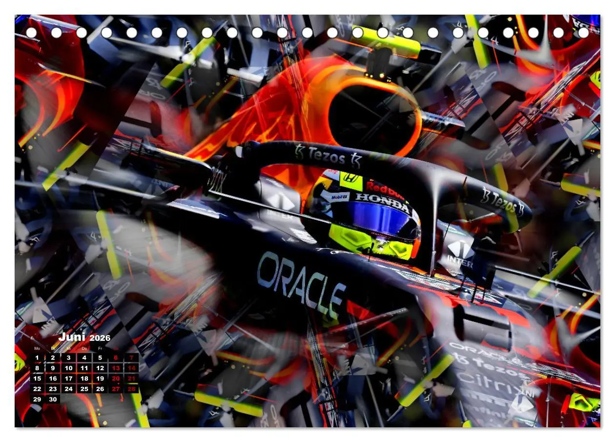 Bild: 9783457609569 | Leidenschaft Formel 1 (Tischkalender 2026 DIN A5 quer), CALVENDO...