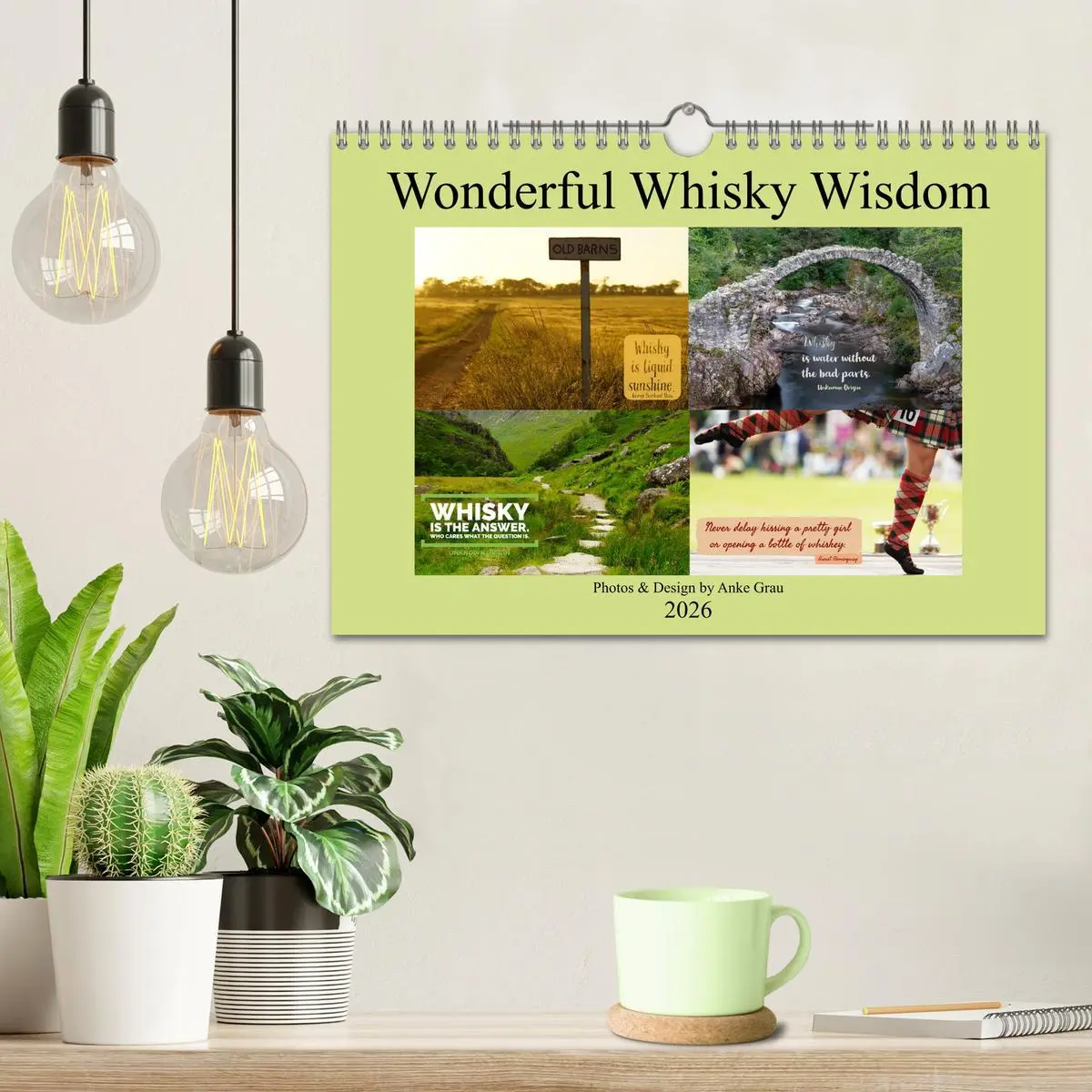 Bild: 9783516559569 | Wonderful Whisky Wisdom (Wall Calendar 2026 DIN A4 landscape),...