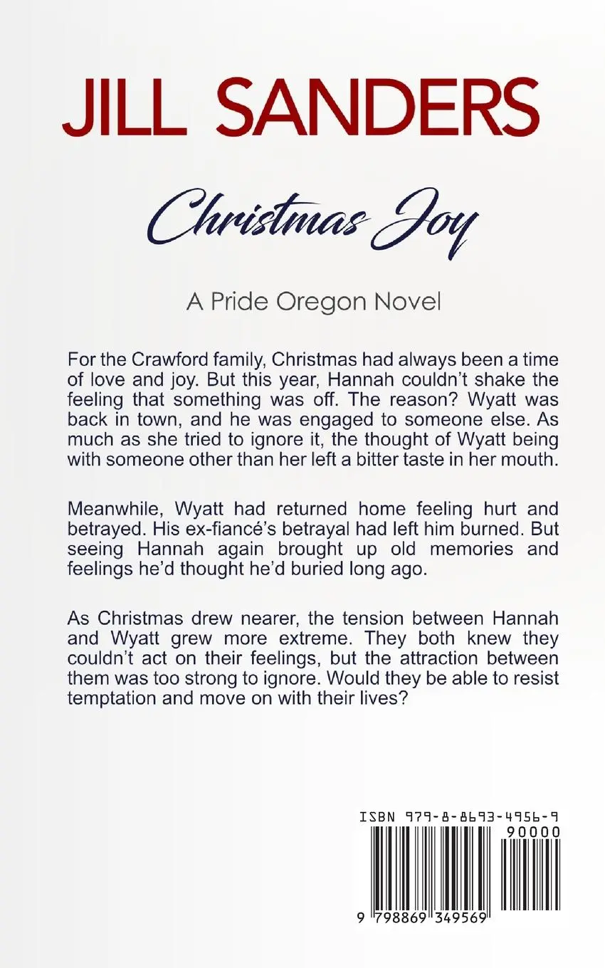 Rückseite: 9798869349569 | Christmas Joy | Jill Sanders | Taschenbuch | Englisch | 2024