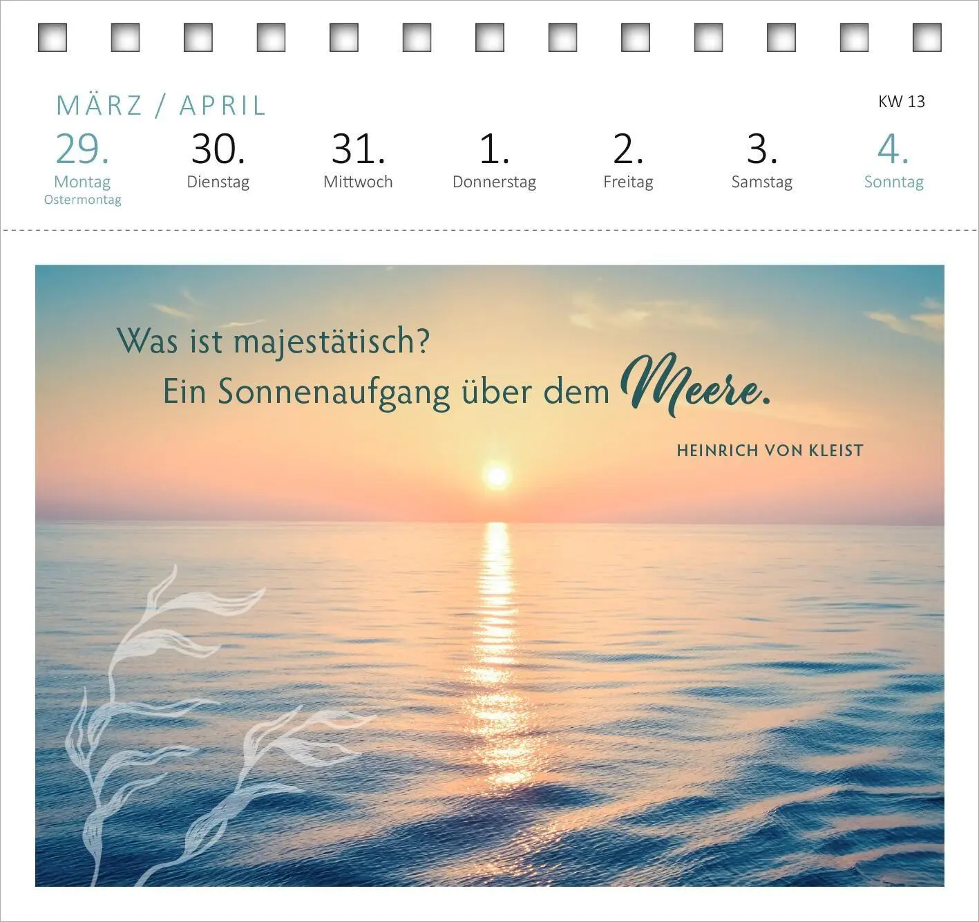 Bild: 4014489139669 | Postkartenkalender Sehnsucht nach Meer 2027 | Kalender | 108 S. | 2027