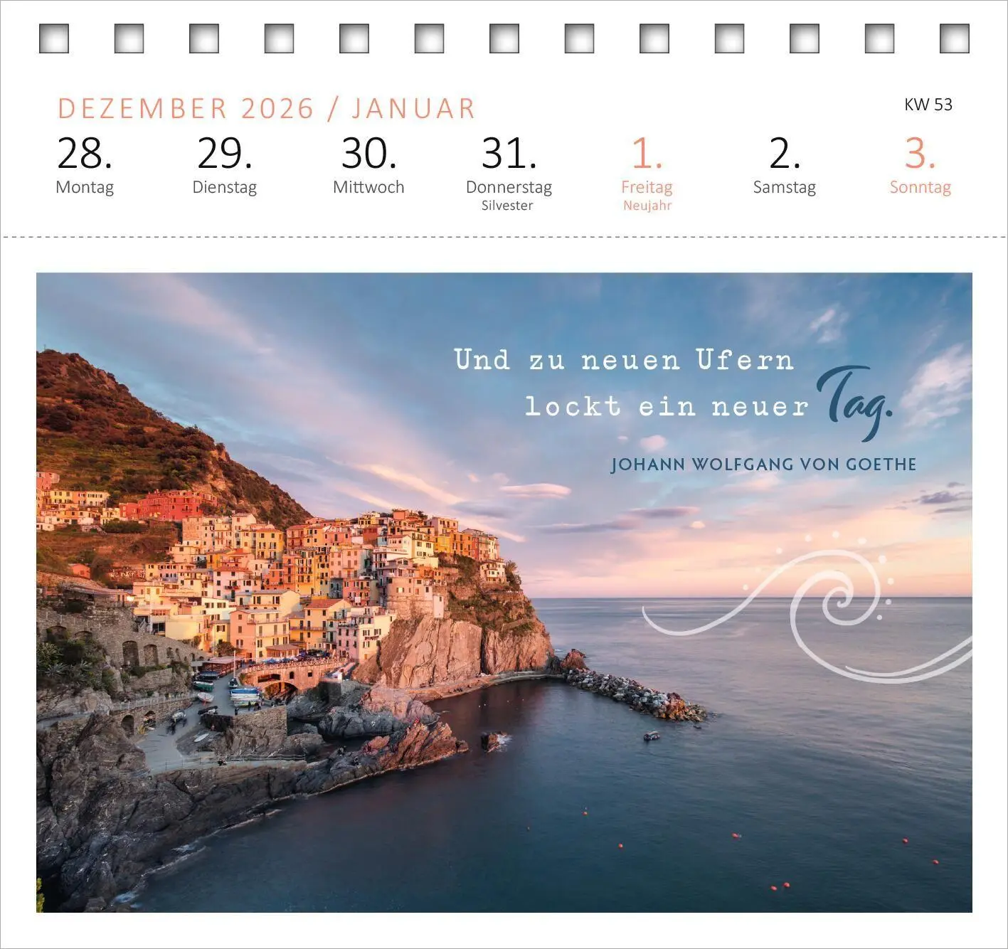 Bild: 4014489139669 | Postkartenkalender Sehnsucht nach Meer 2027 | Kalender | 108 S. | 2027