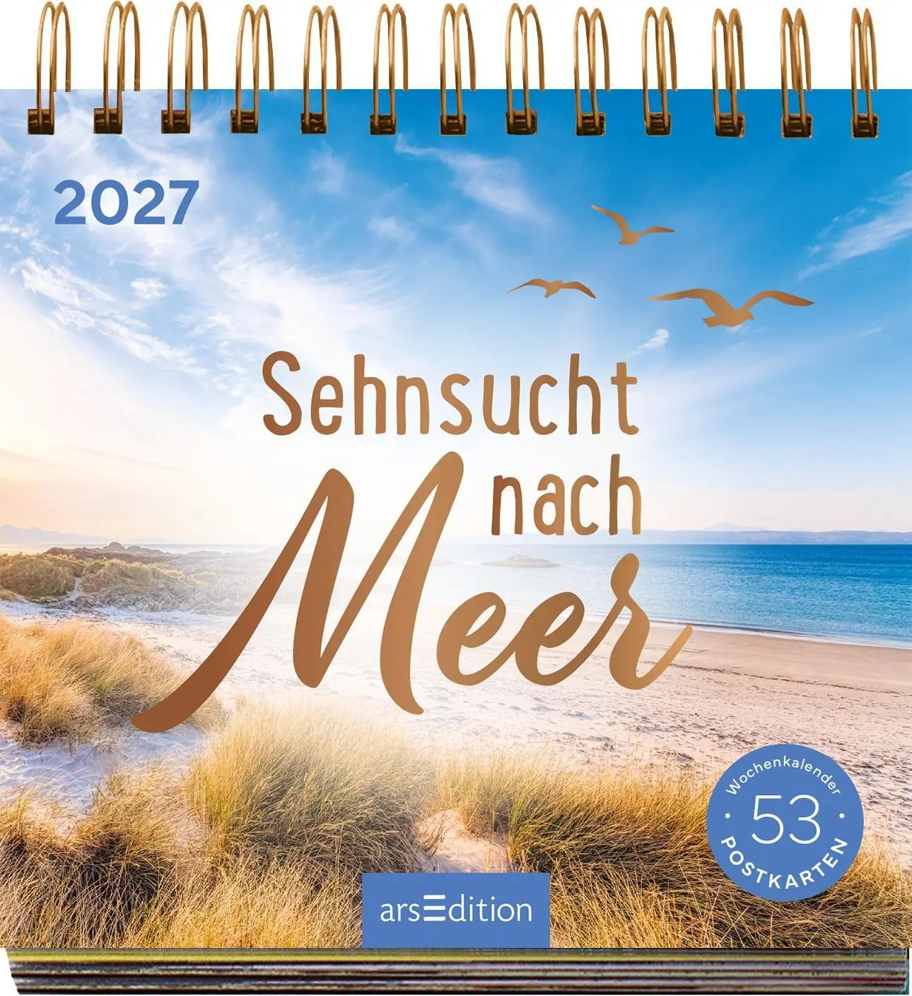 Bild: 4014489139669 | Postkartenkalender Sehnsucht nach Meer 2027 | Kalender | 108 S. | 2027