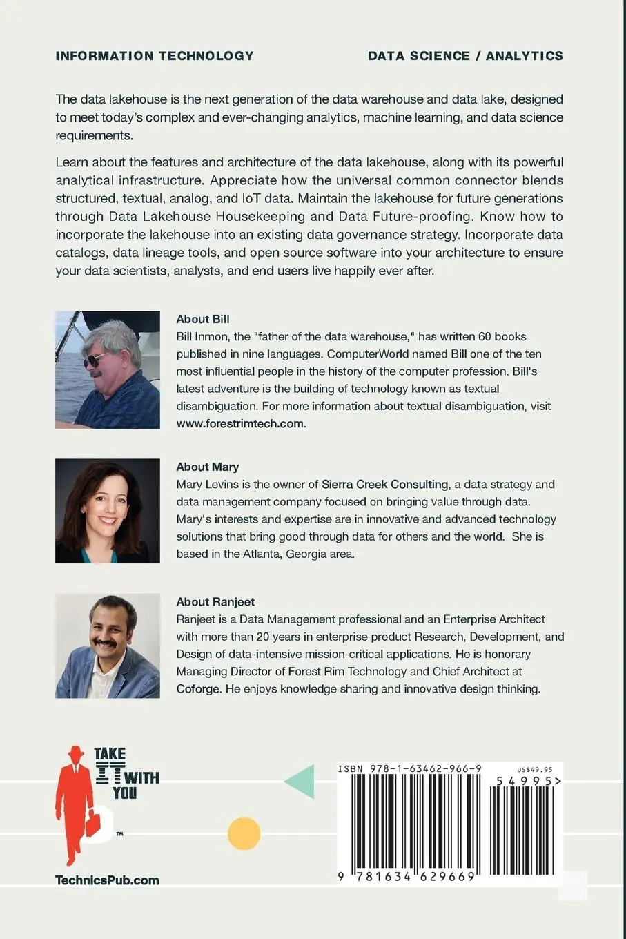 Rückseite: 9781634629669 | Building the Data Lakehouse | Bill Inmon (u. a.) | Taschenbuch | 2021