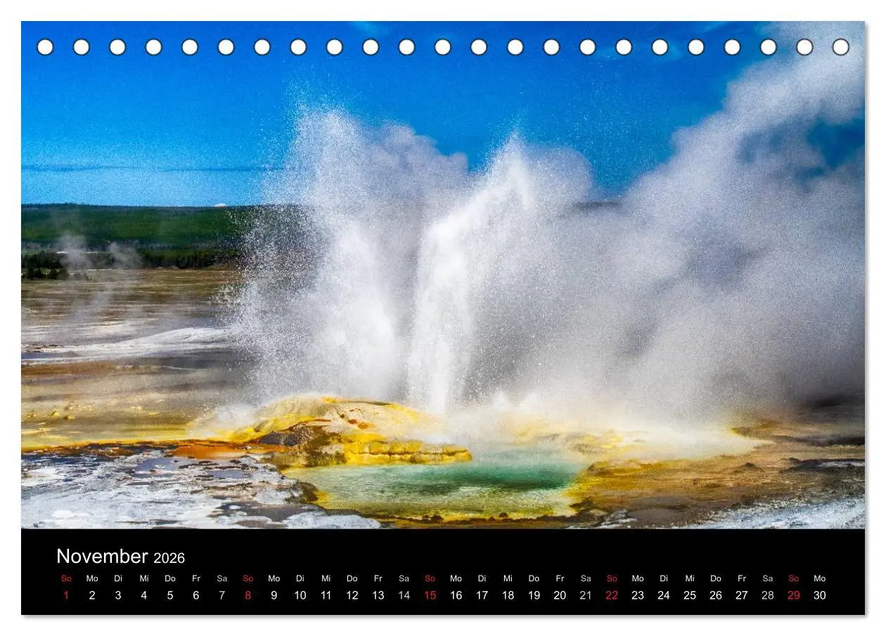 Bild: 9783516099669 | Traumziele in den USA. Der Yellowstone National Park (Tischkalender...