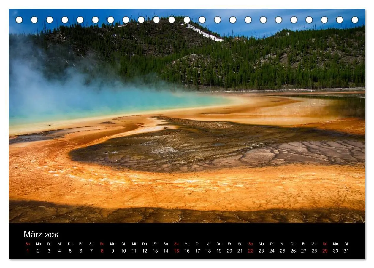 Bild: 9783516099669 | Traumziele in den USA. Der Yellowstone National Park (Tischkalender...