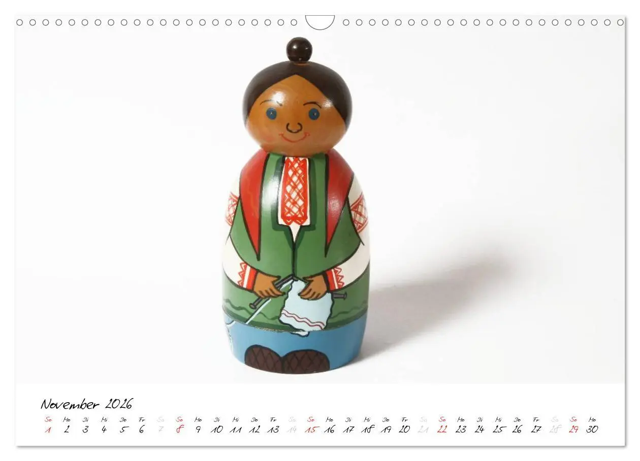 Bild: 9783516239669 | Matroschkas (Wandkalender 2026 DIN A3 quer), CALVENDO Monatskalender