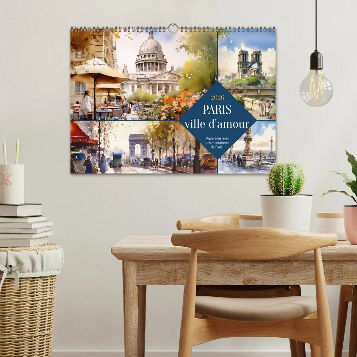 Bild: 9783516549669 | Paris, ville d'amour (Calendrier mural 2026 DIN A3 vertical),...