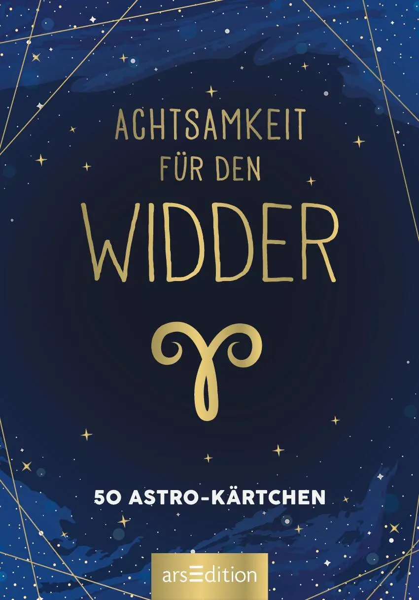 Bild: 9783845849669 | Achtsamkeit für den Widder | 50 Astro-Kärtchen | Taschenbuch | 51 S.