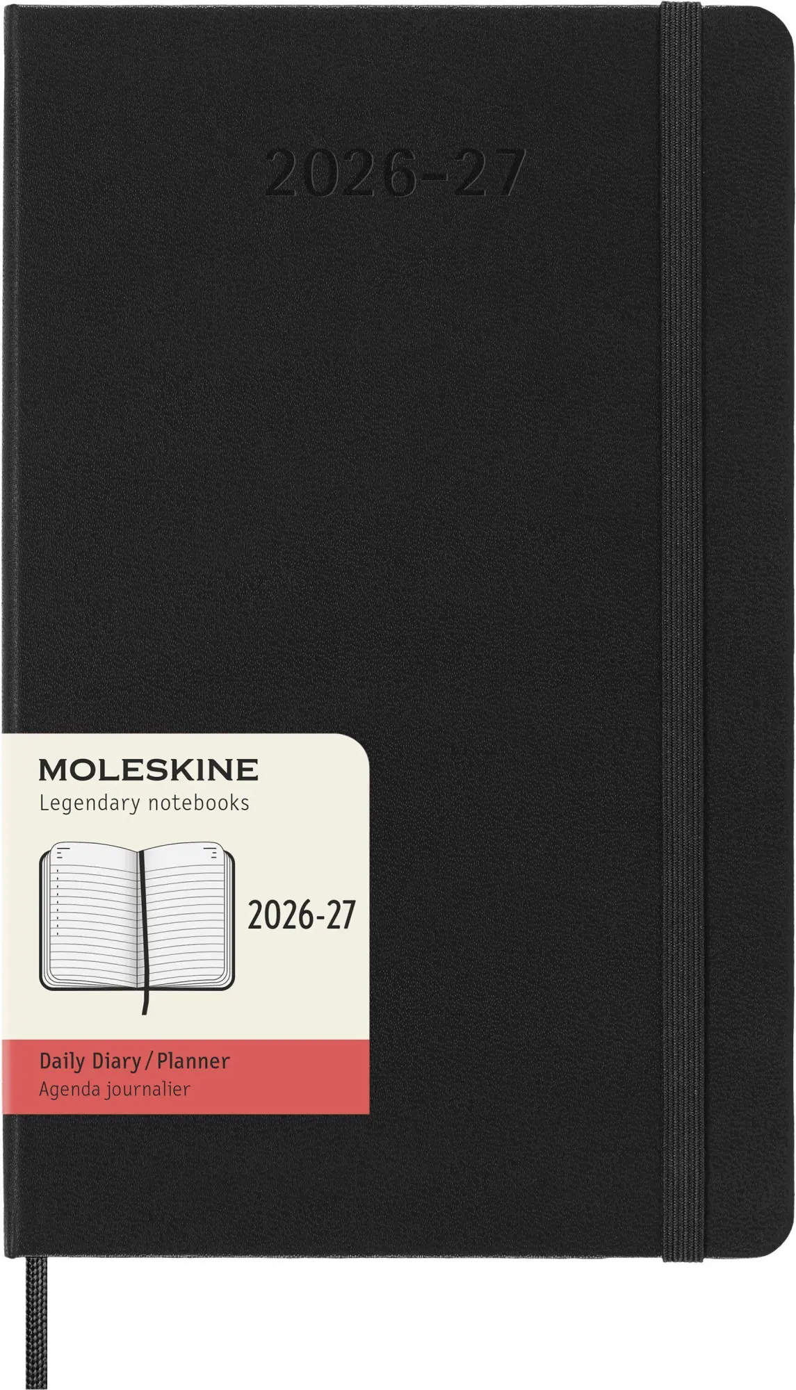 Cover: 8056999279769 | Moleskine 18 Monate Tagesnotizkalender 2026/2027, L/A5, 1 Tag = 1...