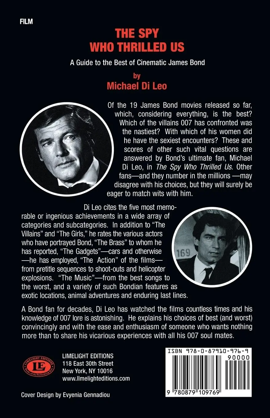 Rückseite: 9780879109769 | The Spy Who Thrilled Us | A Guide to the Best of Cinematic James Bond