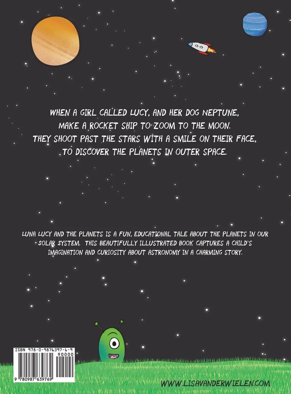Rückseite: 9780987639769 | Luna Lucy and the Planets | Lisa van der Wielen | Buch | Englisch