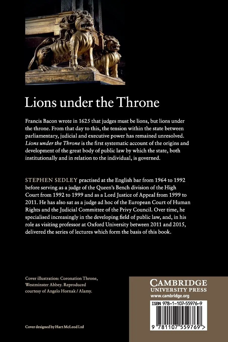 Rückseite: 9781107559769 | Lions under the Throne | Stephen Sedley | Taschenbuch | Englisch