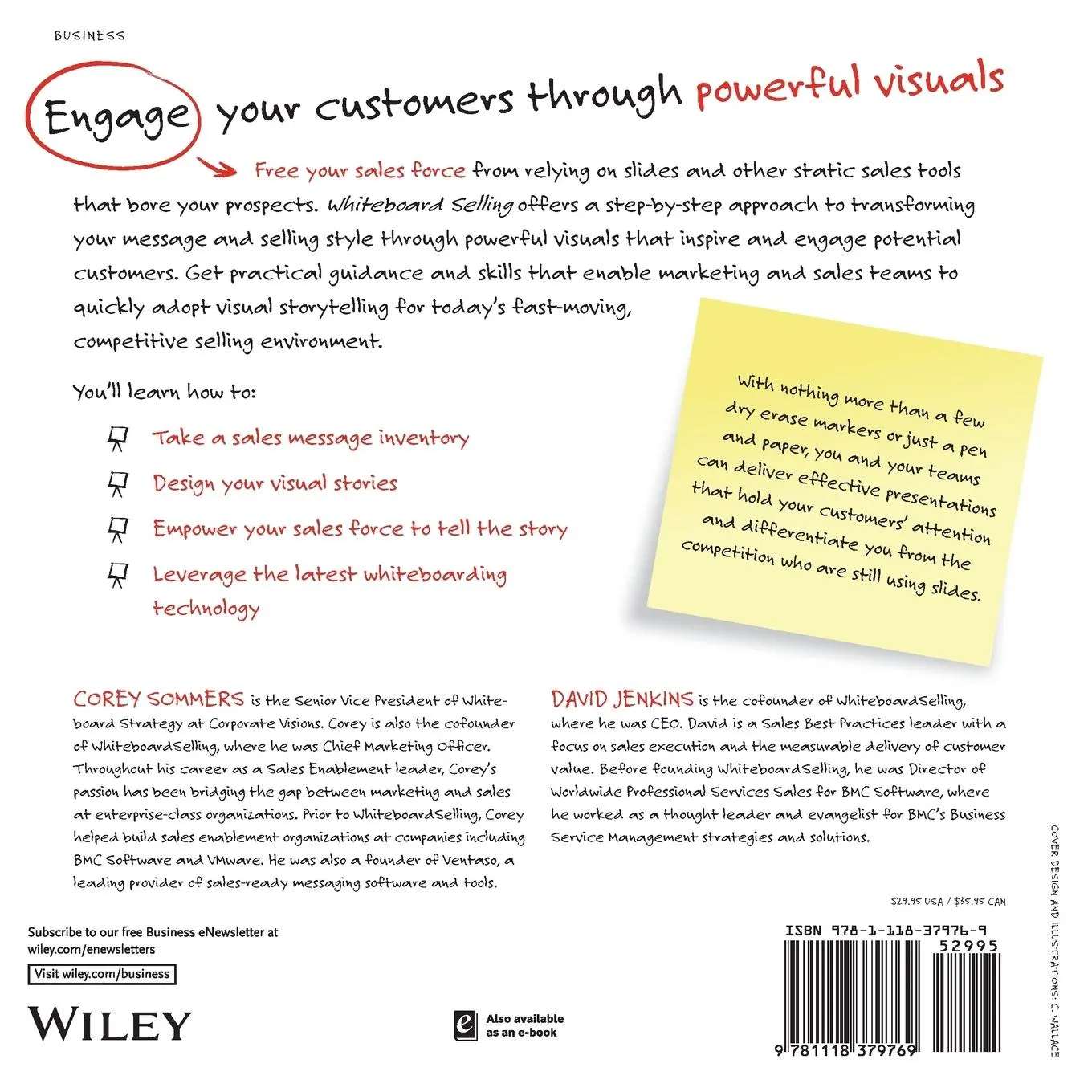 Rückseite: 9781118379769 | Whiteboard Selling | Empowering Sales Through Visuals | Taschenbuch