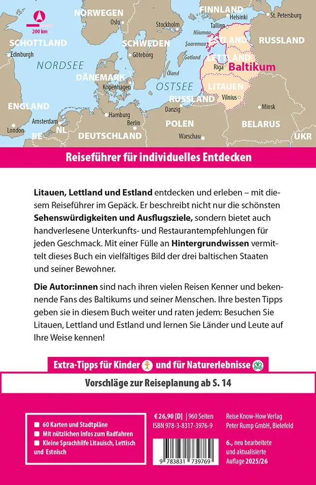 Bild: 9783831739769 | Reise Know-How Reiseführer Baltikum: Estland, Lettland, Litauen | Buch
