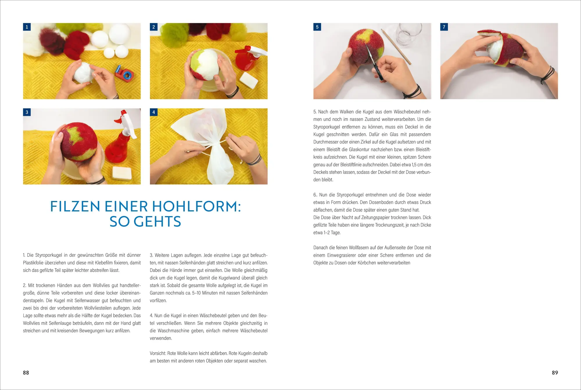Bild: 9783838839769 | Das große Buch vom Filzen | Susanne Schaadt (u. a.) | Buch | 192 S.
