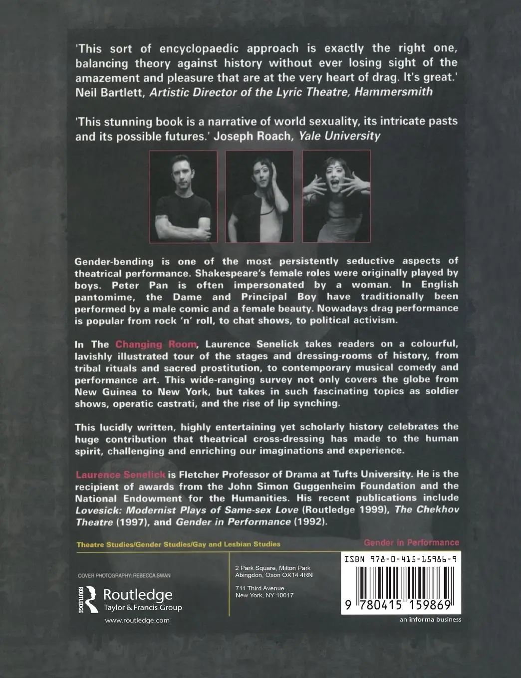 Rückseite: 9780415159869 | The Changing Room | Sex, Drag and Theatre | Laurence Senelick | Buch