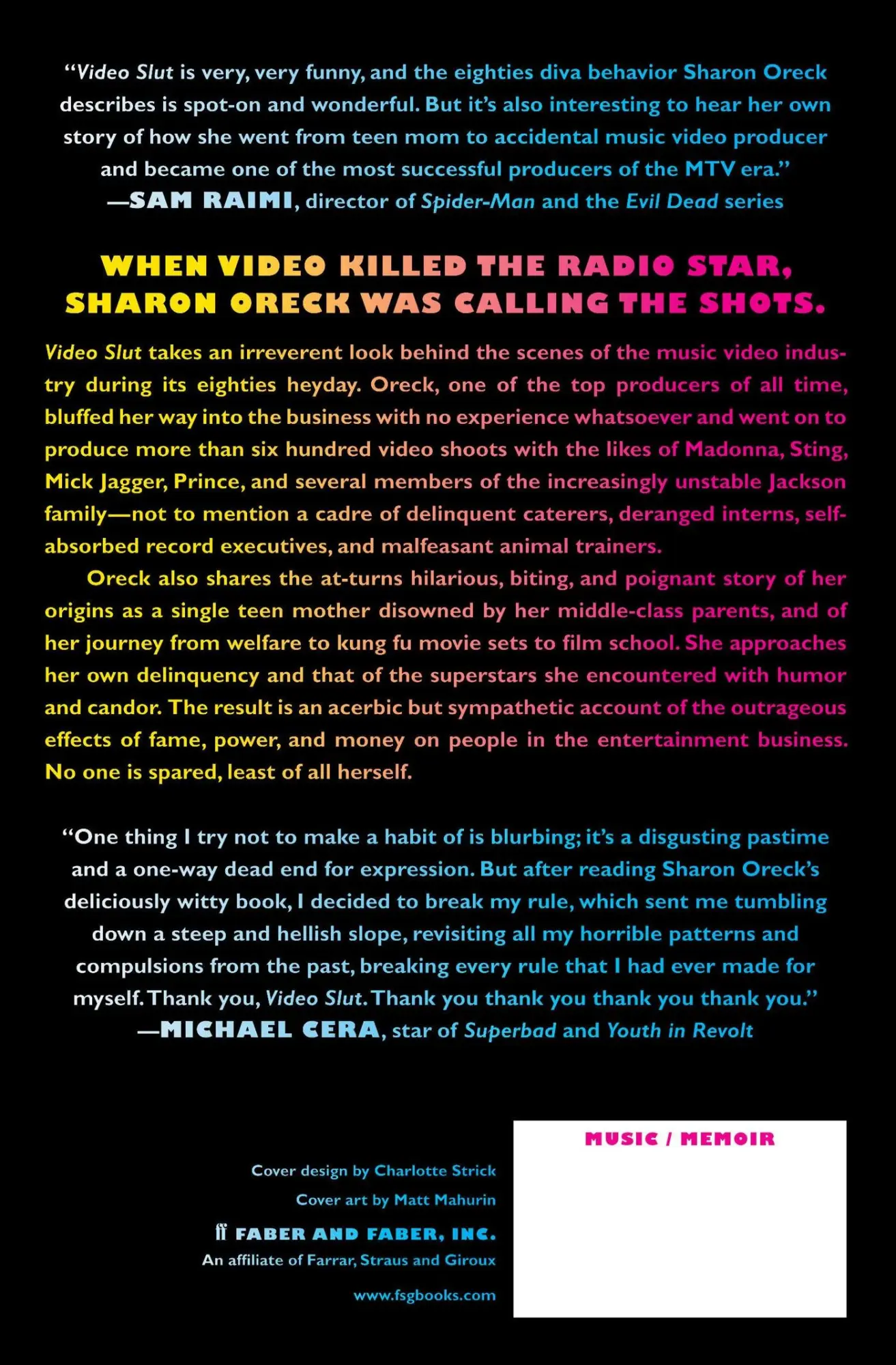 Rückseite: 9780865479869 | Video Slut | Sharon Oreck | Taschenbuch | Englisch | 2010