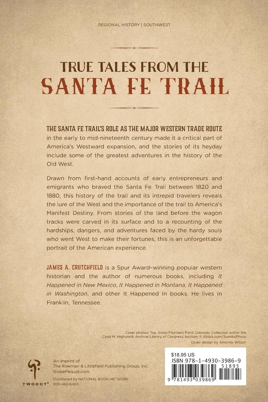 Rückseite: 9781493039869 | On the Santa Fe Trail | James A. Crutchfield | Taschenbuch | Englisch