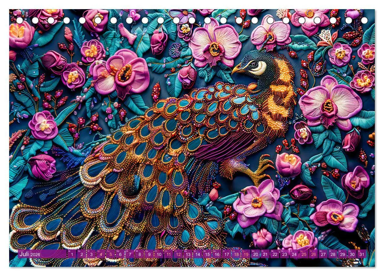 Bild: 9783457439869 | Perlenstickerei - Stickkunst tropischer Tiere mit Garn und Perlen...