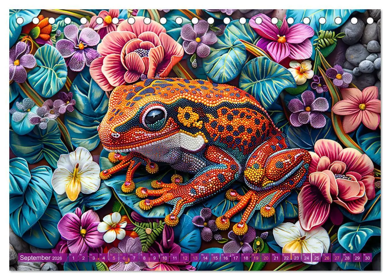 Bild: 9783457439869 | Perlenstickerei - Stickkunst tropischer Tiere mit Garn und Perlen...