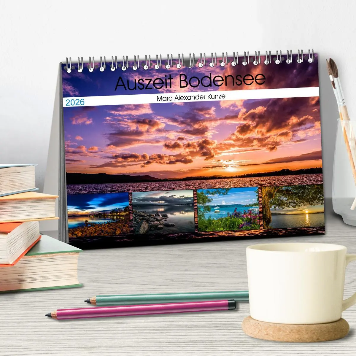 Bild: 9783457819869 | Auszeit Bodensee (Tischkalender 2026 DIN A5 quer), CALVENDO...