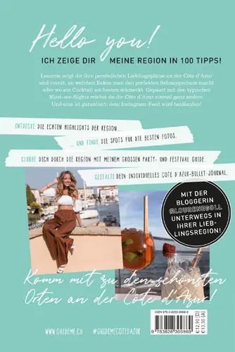 Rückseite: 9783828309869 | GuideMe Travel Book Côte d'Azur - Reiseführer | Lourene Gollatz | Buch