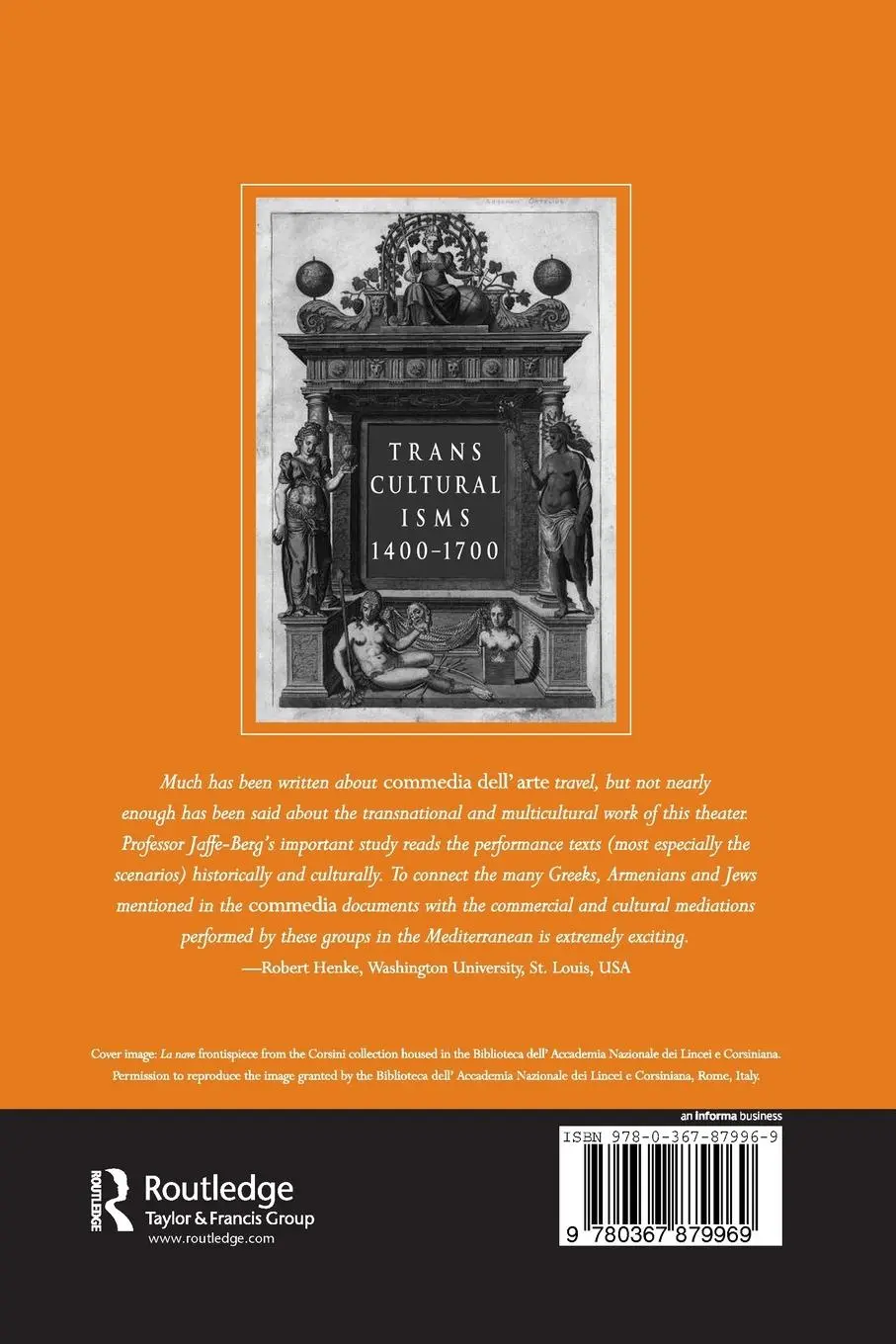 Rückseite: 9780367879969 | Commedia dell' Arte and the Mediterranean | Erith Jaffe-Berg | Buch