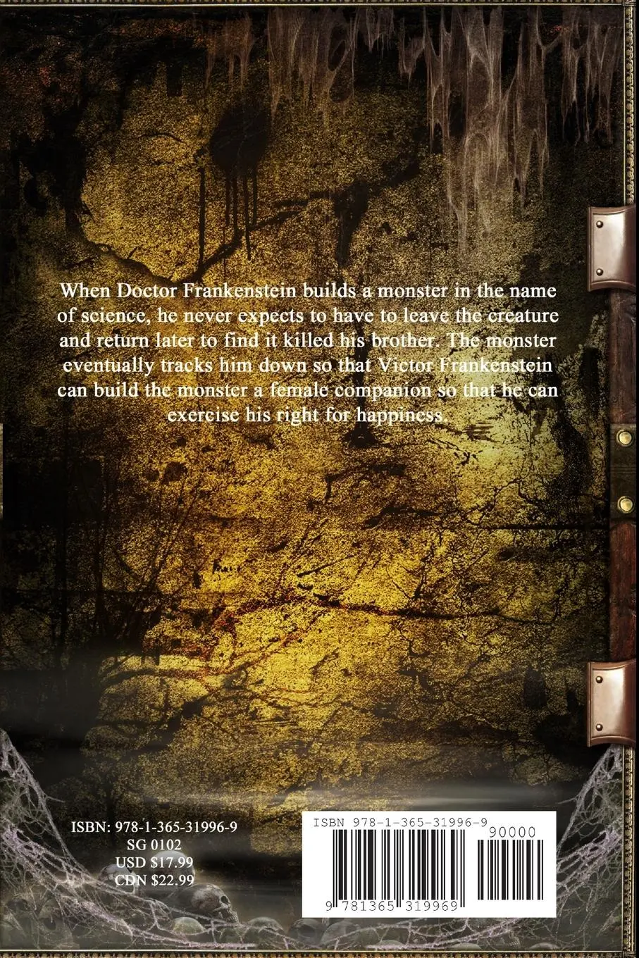 Rückseite: 9781365319969 | Frankenstein | Mary Wollstonecraft Shelley | Taschenbuch | Englisch