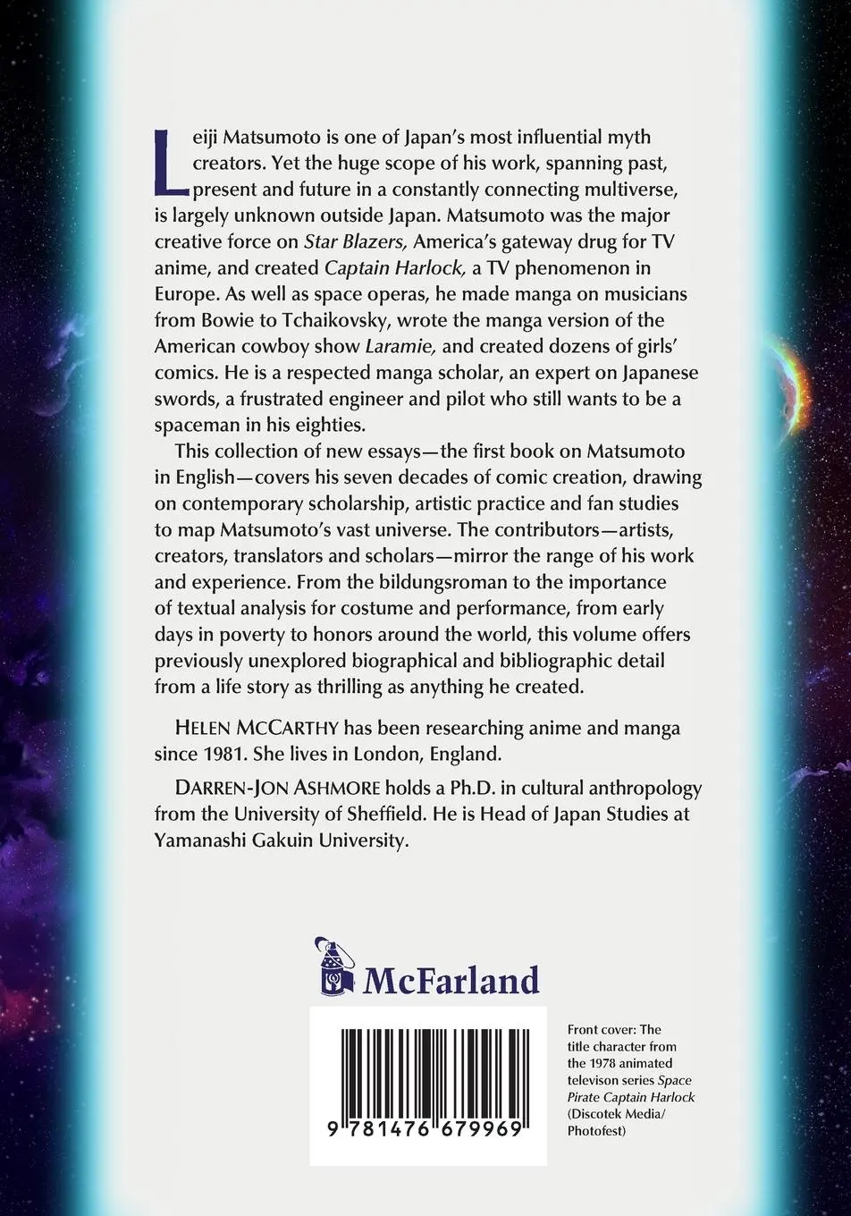 Rückseite: 9781476679969 | Leiji Matsumoto | Essays on the Manga and Anime Legend | Taschenbuch