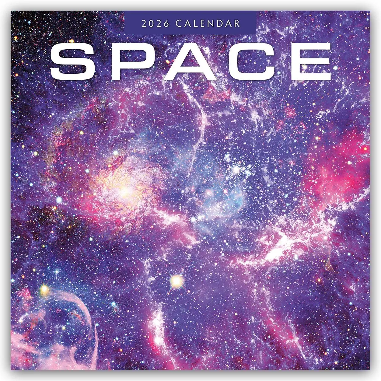 Cover: 9781804429969 | Space - Faszinierendes Weltall 2026 - 16-Monatskalender | Robin Red