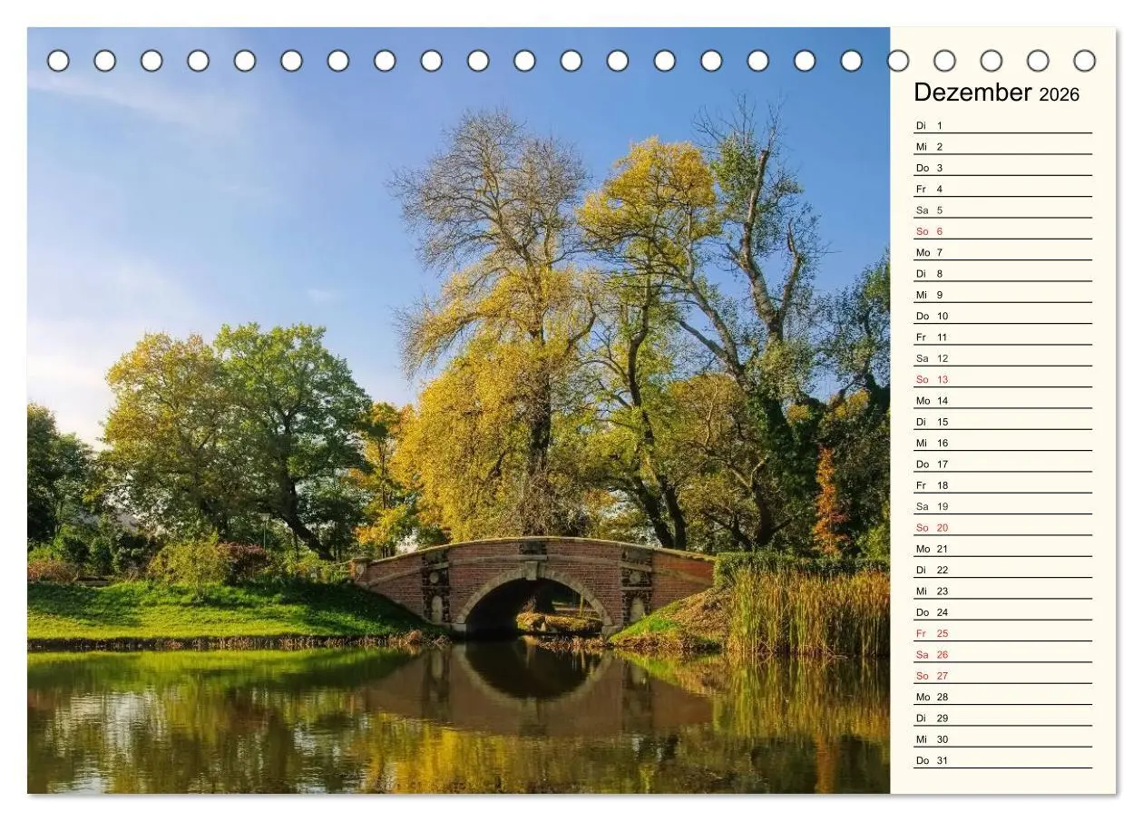 Bild: 9783457979969 | Spaziergang durch den Wörlitzer Park (Tischkalender 2026 DIN A5...