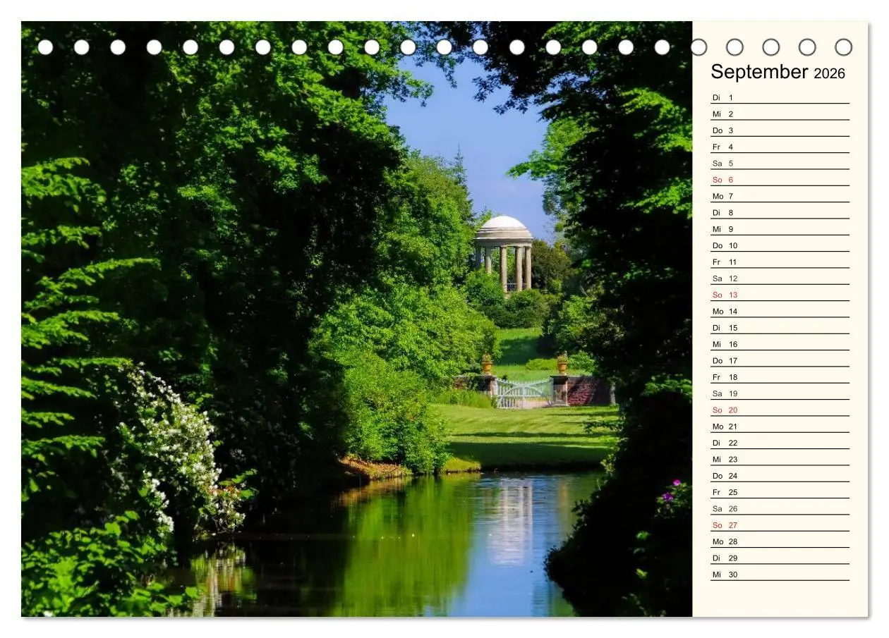 Bild: 9783457979969 | Spaziergang durch den Wörlitzer Park (Tischkalender 2026 DIN A5...