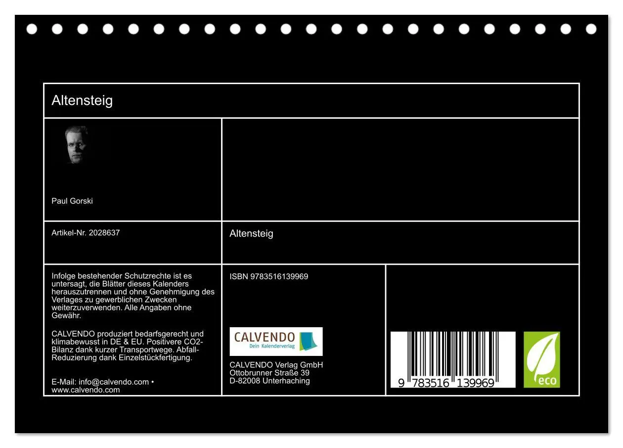 Bild: 9783516139969 | Altensteig (Tischkalender 2026 DIN A5 quer), CALVENDO Monatskalender