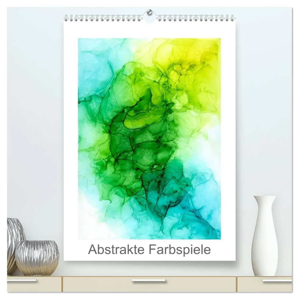 Cover: 9783516379969 | Abstrakte Farbspiele (hochwertiger Premium Wandkalender 2026 DIN A2...