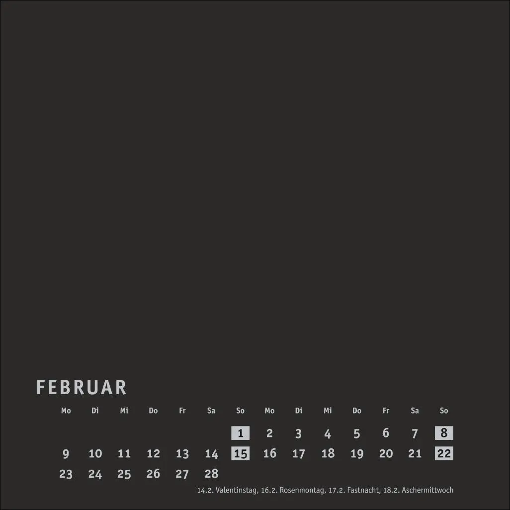 Bild: 9783756409969 | Premium-Bastelkalender schwarz klein 2026 | Heye | Kalender | 14 S.
