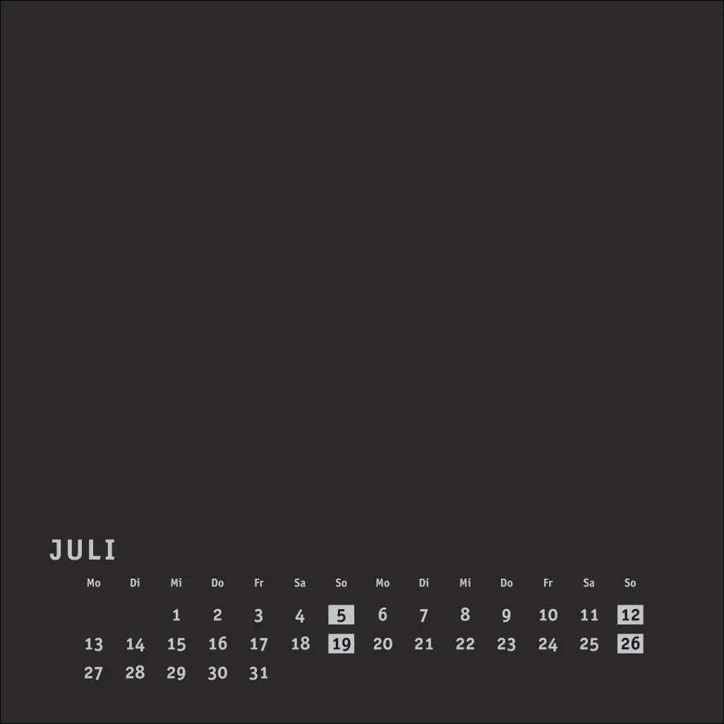 Bild: 9783756409969 | Premium-Bastelkalender schwarz klein 2026 | Heye | Kalender | 14 S.