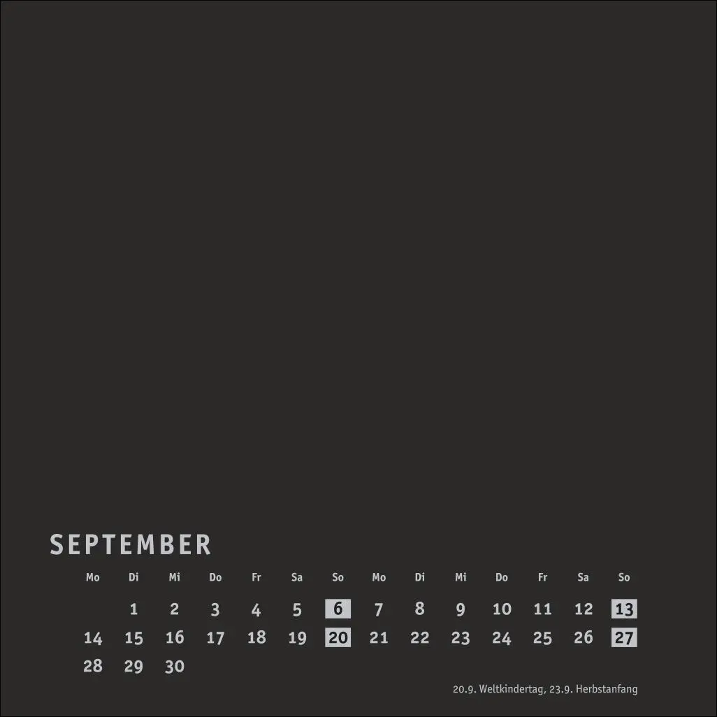 Bild: 9783756409969 | Premium-Bastelkalender schwarz klein 2026 | Heye | Kalender | 14 S.