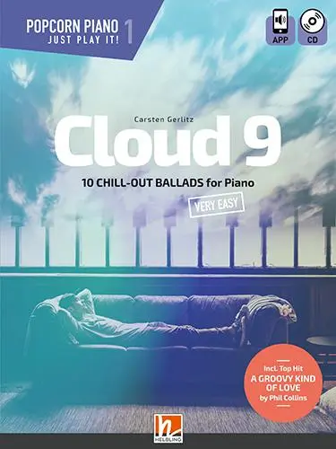 Cover: 9783990359969 | Cloud 9 (Heft + Audio-CD) | 10 Chill-Out Ballads for Piano | Gerlitz