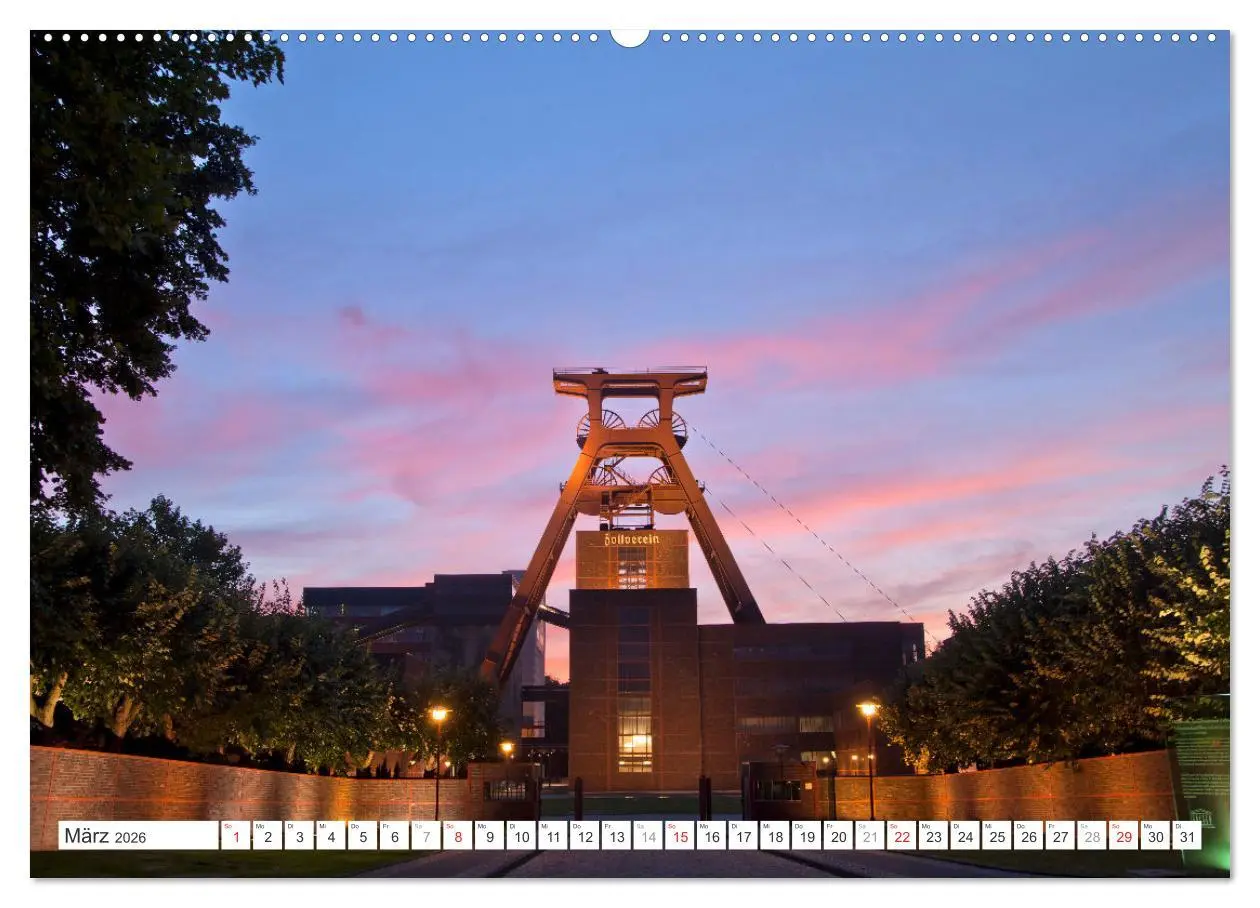 Bild: 9783457440070 | Die Zechen im Ruhrpott (Wandkalender 2026 DIN A2 quer), CALVENDO...